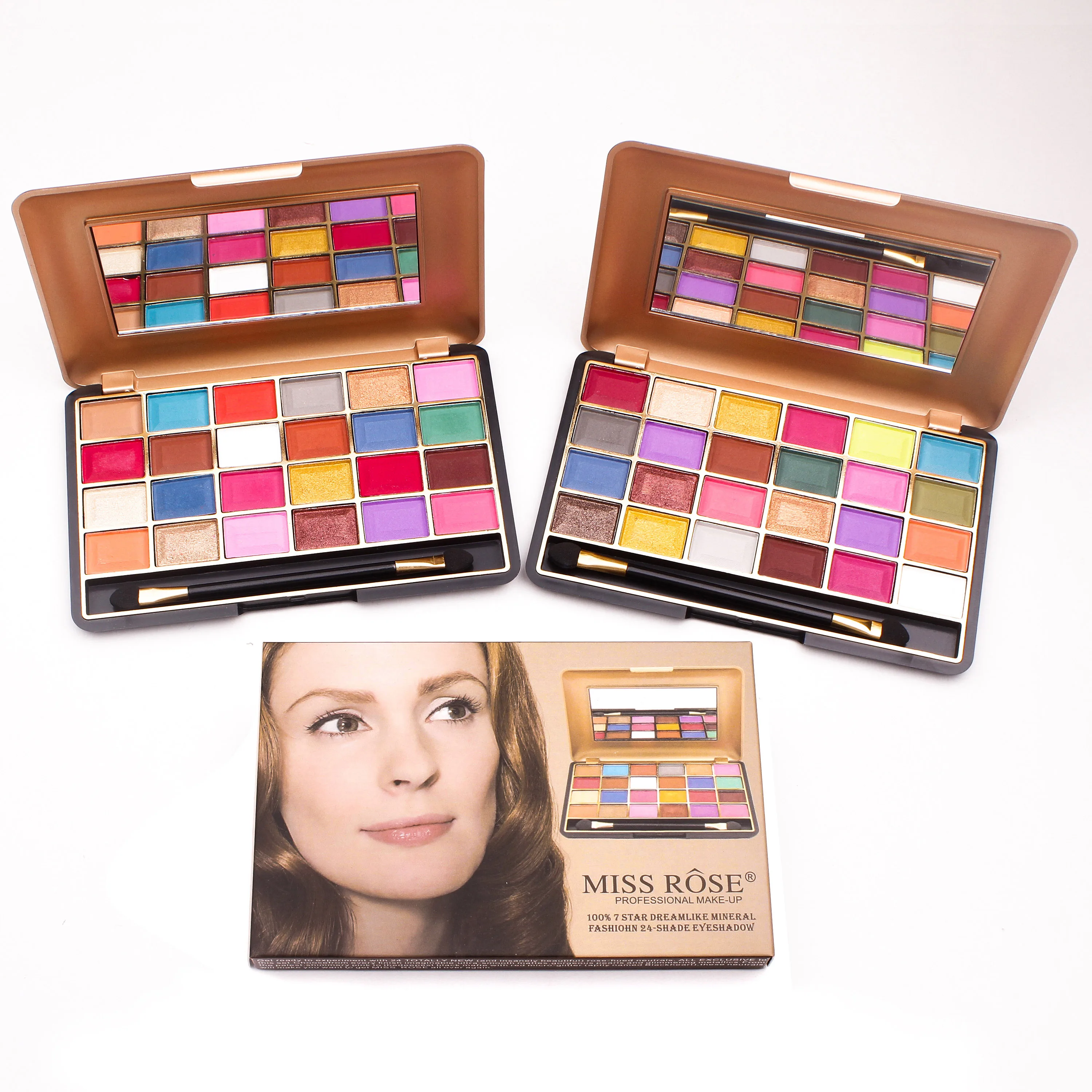 0706a1 Full Women Makeup Products Set Eye Shadow Gift Vanity Makeup Kit Box Full Set All In One