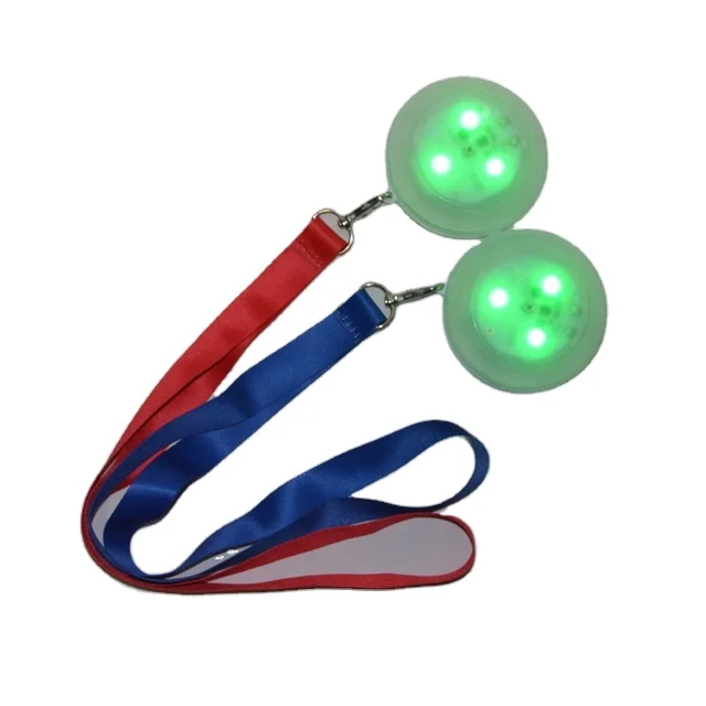 LED Glowing Flashing Necklace Timer Management Pendant Light Led Necklace