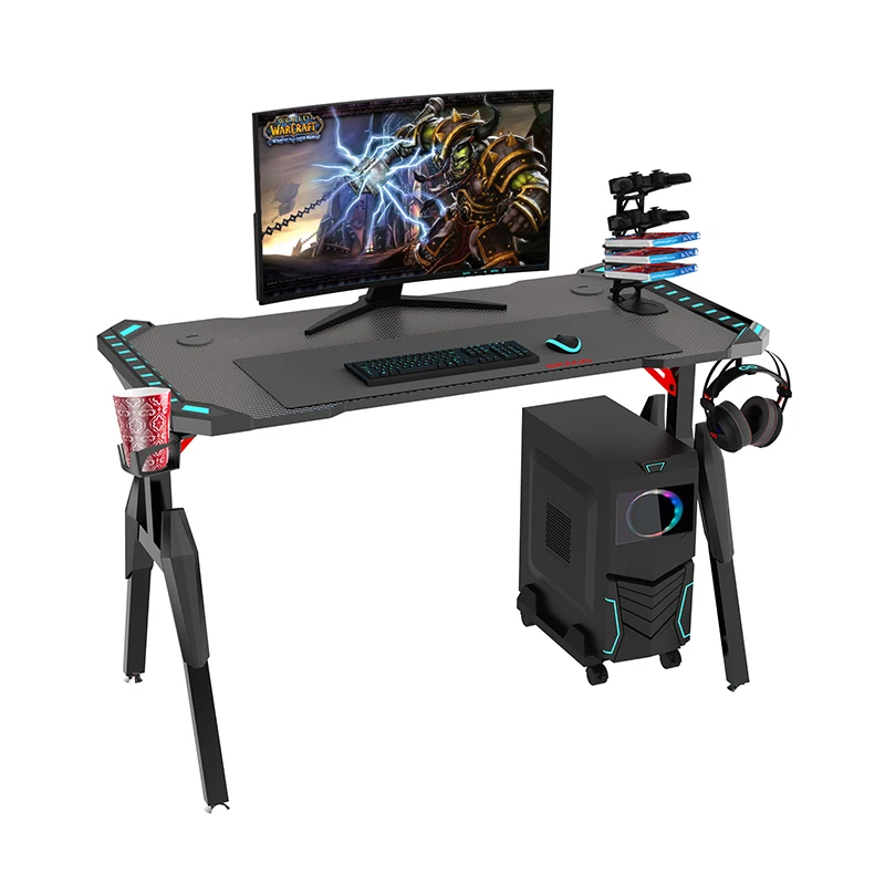 White Gaming Desk 2021 Hot Sell Factory Direct Rgb Gaming Table Pc Desk ...