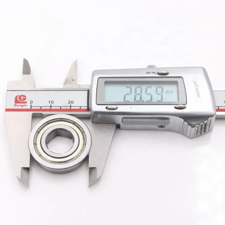 Half Inch Hexagonal FR8ZZ Flanged Hex Bore Bearing FR8zz Hex Hole Bearing 1/2 Inch Hex Bearing with Flange FR8 FRC Robot Team