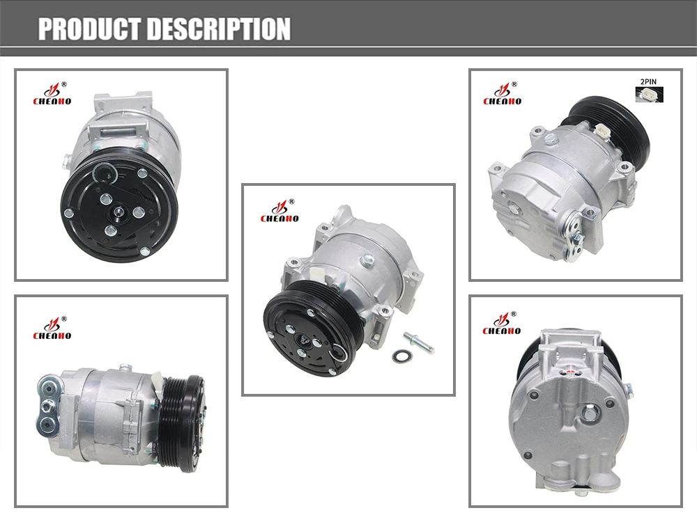 68276 4-Seasons Four-Seasons A/C AC Compressor With Clutch For Daewoo Leganza 96361682764 - View #4