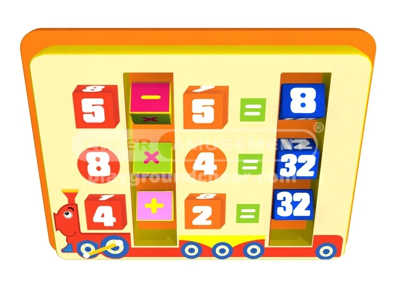 Настенная игровая панель, арифметическая панель для образовательных игрушек от 3 до 15 лет, 80 куб. См х 60 куб. См, мягкое покрытие CN;JIA Cheer Amusement