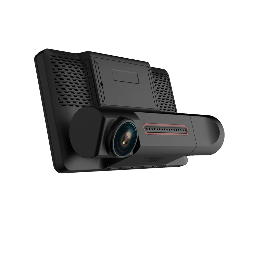 Cheapest 3 Lens Car Video Recorder HD1080P C3 Dash Cam Car Black Box 4inch IPS Camera Recorder Night Vision Loop Recording Dvr