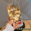 cappuccino + couvercle en verre + sac cadeau + carte de vœux à piles