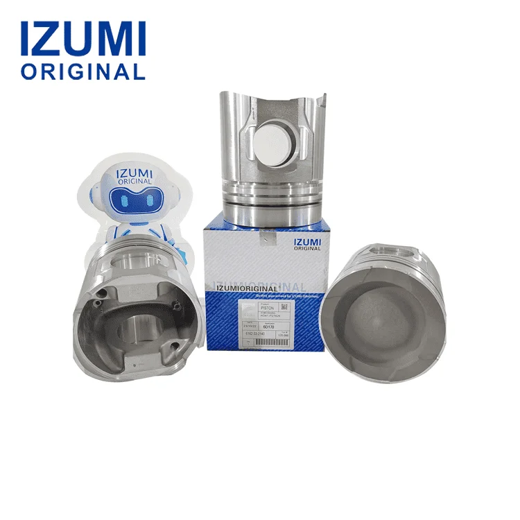 IZUMI ORIGINAL S6D170 Piston Kit for Komatsu Engine Replacement Spare Parts