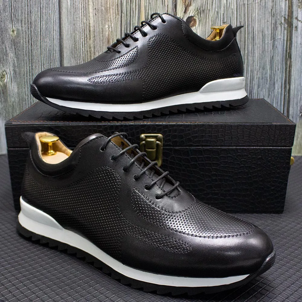 Sh10533a Luxury Mens Leather Office Shoes Drop Shipping Male Sneakers ...