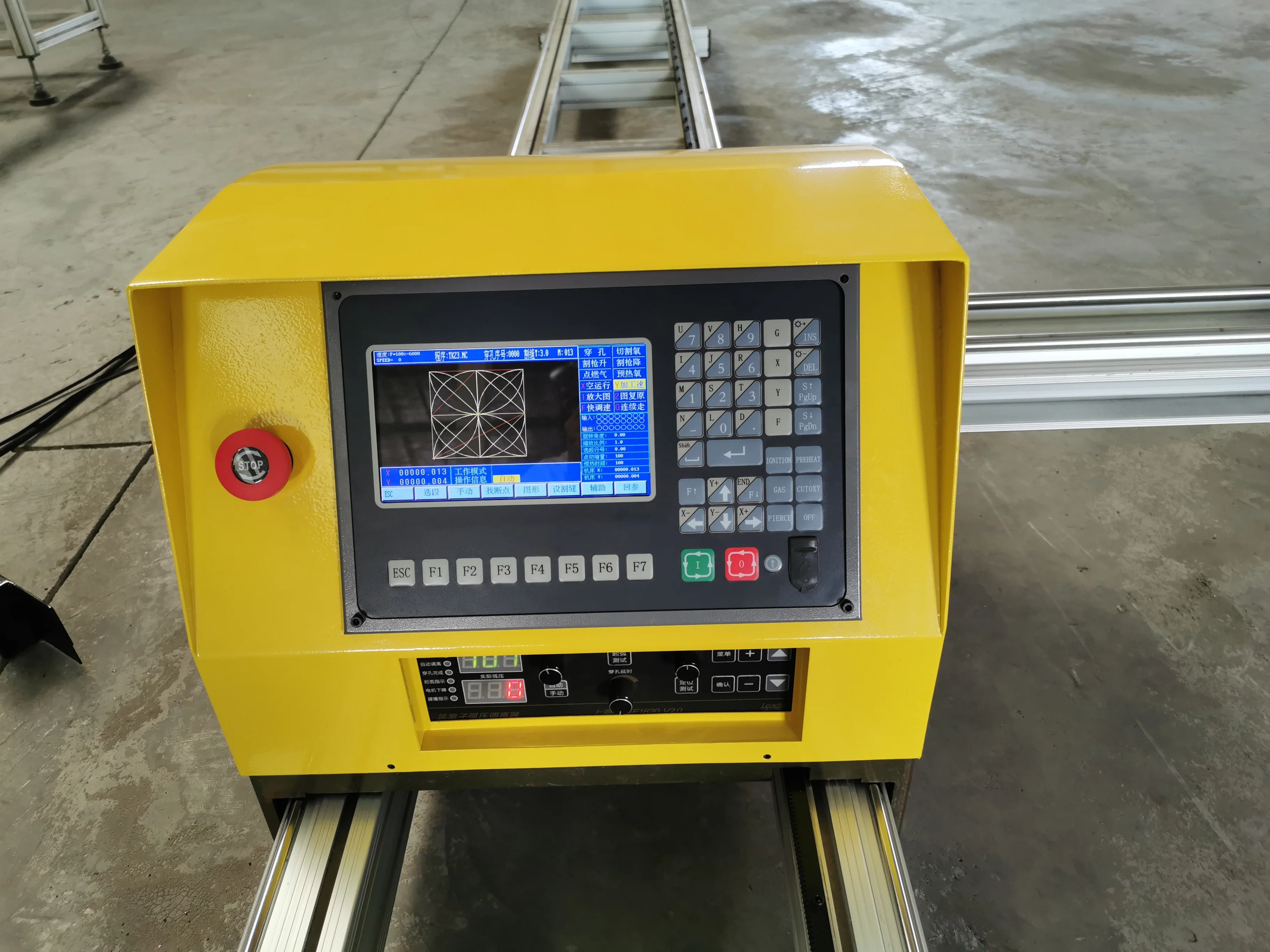Portable CNC Plasma Cutting Machine Flame Cutter With Servo Motor