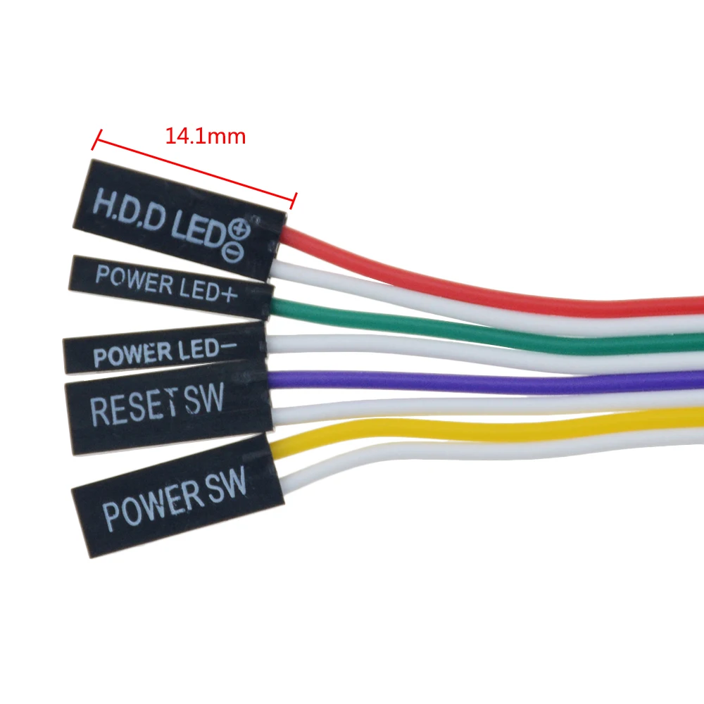65cm Slim Pc Compute Motherboard Power Cable Original On Off Reset With