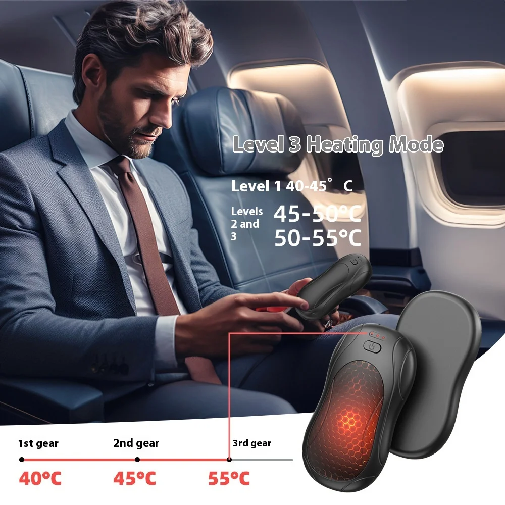 Hand Warmer, Portable, USB, 6000mAh - detail 8