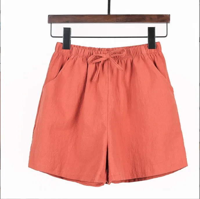 High Waisted Casual Lounge Jersey Shorts with Pockets172_voghion.com