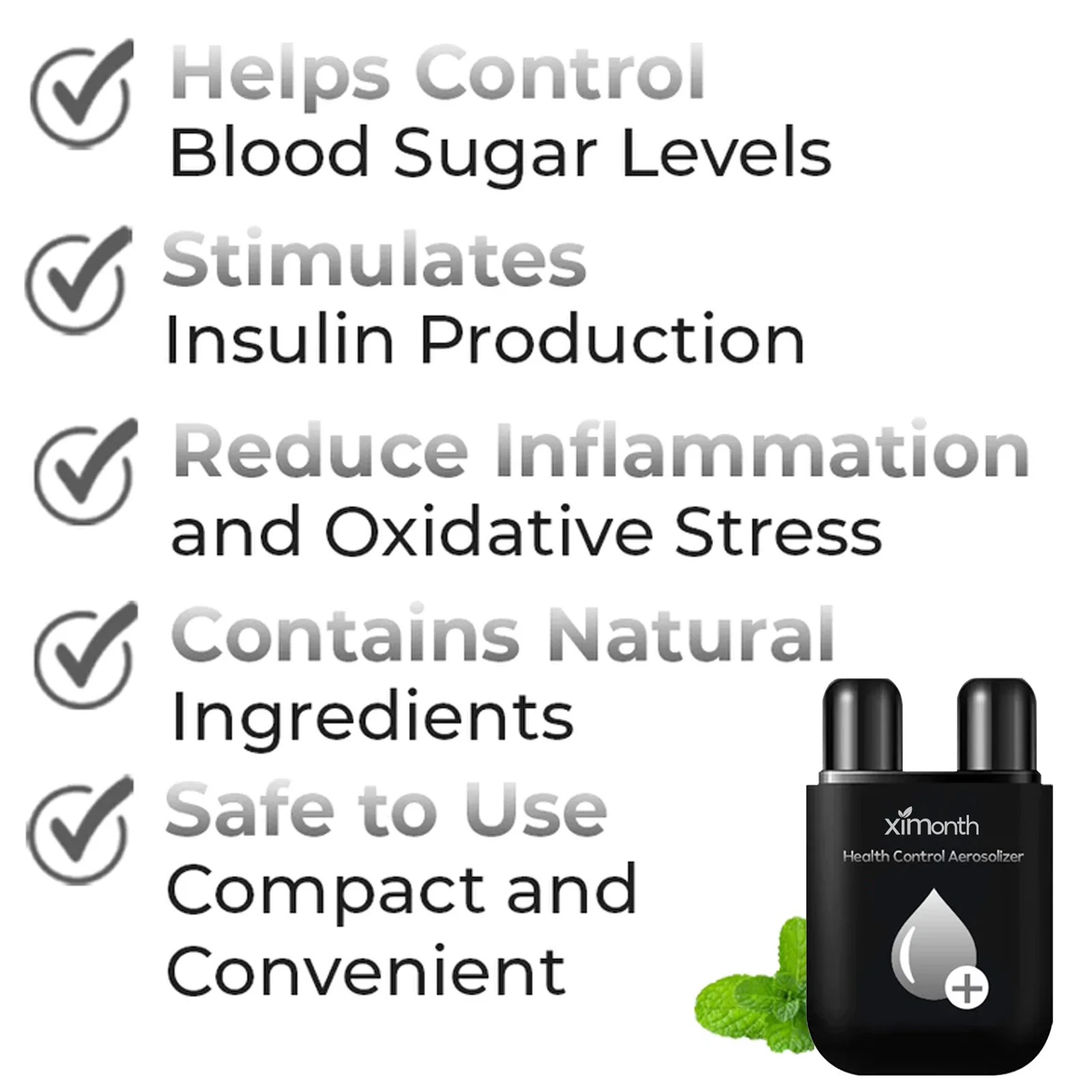Ximonth Herbal Nasal Inhaler Stick - Natural Aromatherapy for Quick ...