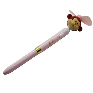 Factory Direct Best Quality Creative Metal Cartoon Toy Fan Pen Shaky Fan Multi-Function Promotional Pen with Best Factory Price