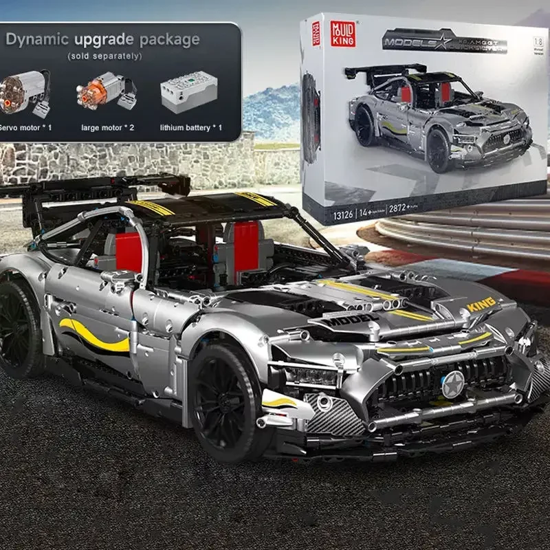 Mould King 13123 AMG GT R - DIY Racing Car Building Blocks