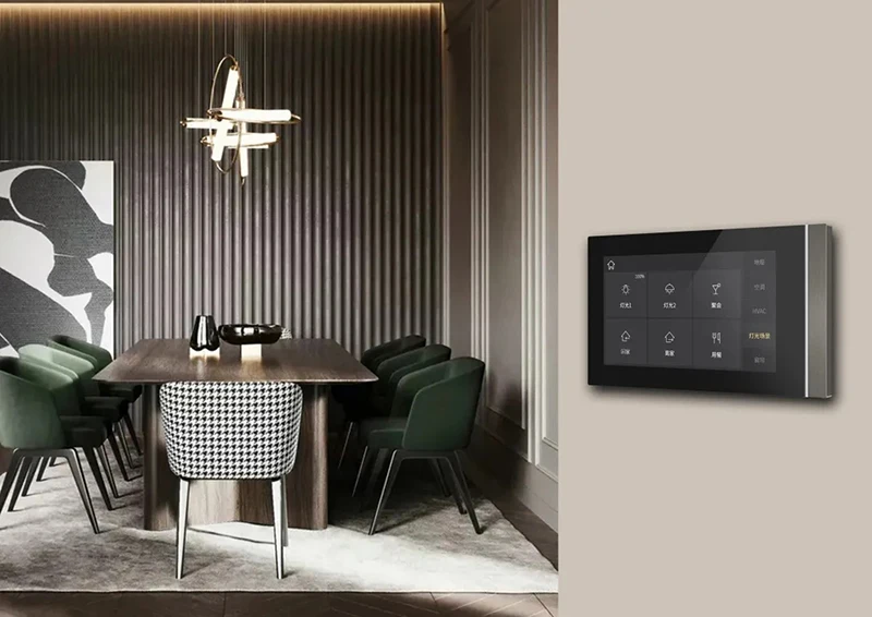 GVS KNX Smart Home 5 Inch KNX Touch Screen Panel Control V50