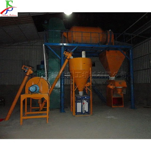 Perlite Mortar Vitrified Microsphere Inorganic Insulation Cylinder Low Speed Mixer