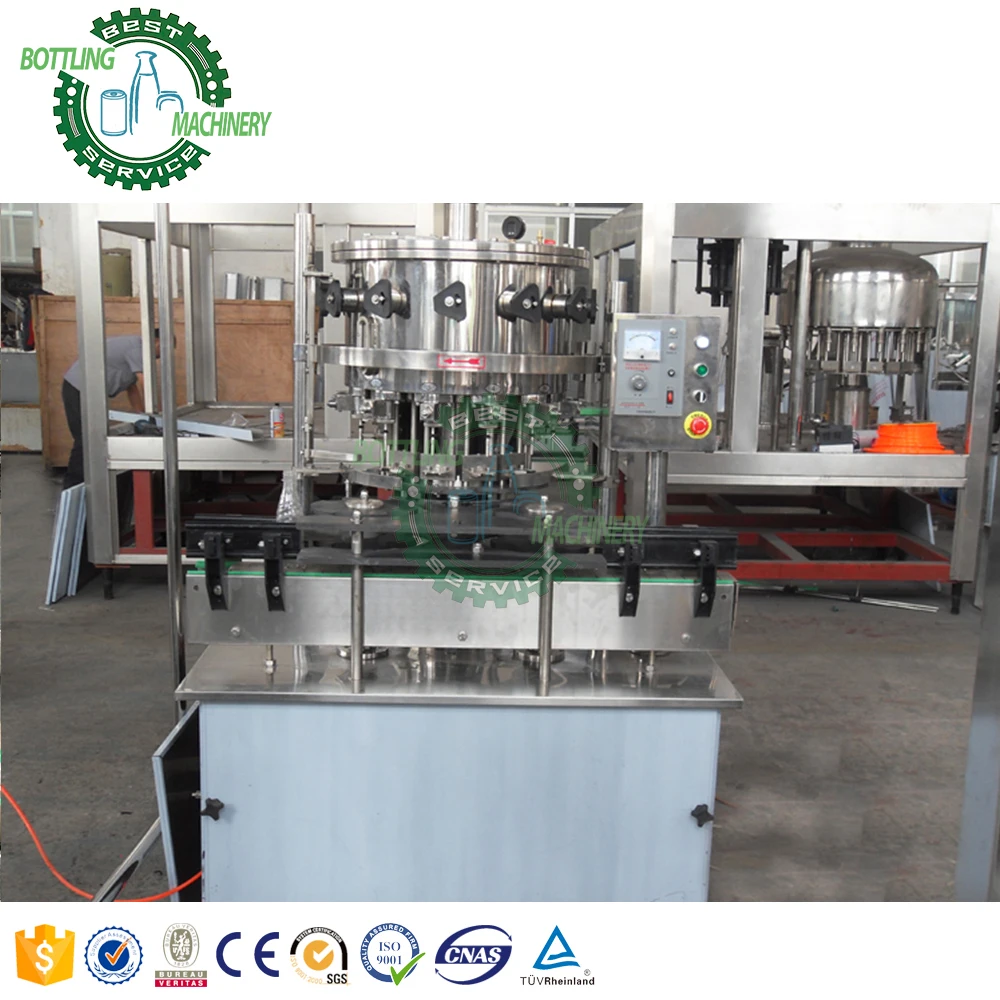 Linear Separate 300ml 450ml Glass Bottle Gas Juice Beverage Soft Drinks Beer Washing Sealing Carbonated Drink Filling Machine
