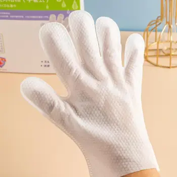 Disposable Shower Glove Wet Wipes for Body Hygienic Cleaning