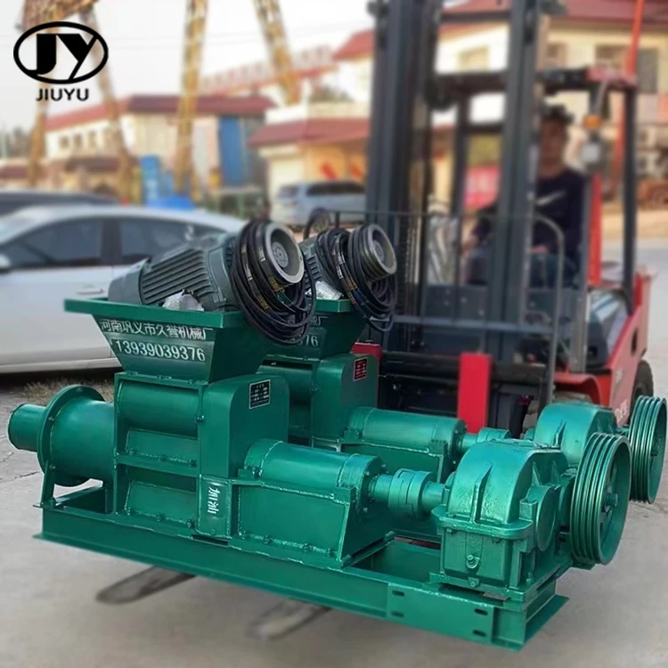 JIUYU PM250 Clay Brick Making Machine Soil Mud Mixing Extrusion Molding Pug Mill CE Certification