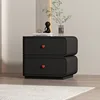 [c2 double bois massif] noir (droite)