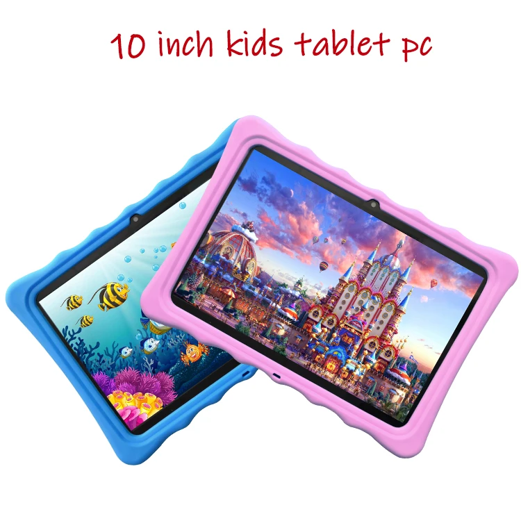 Cheapest 10 Inch Android Kids Tablet with Covers 32GB Rom Educational Tablet Pc for Children Used