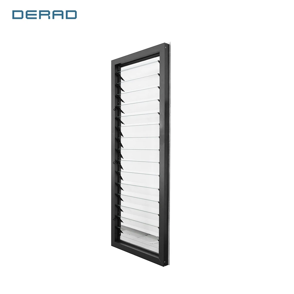 Derad high-quality Aluminum louvre window allow efficient airflow Aluminum louvre window