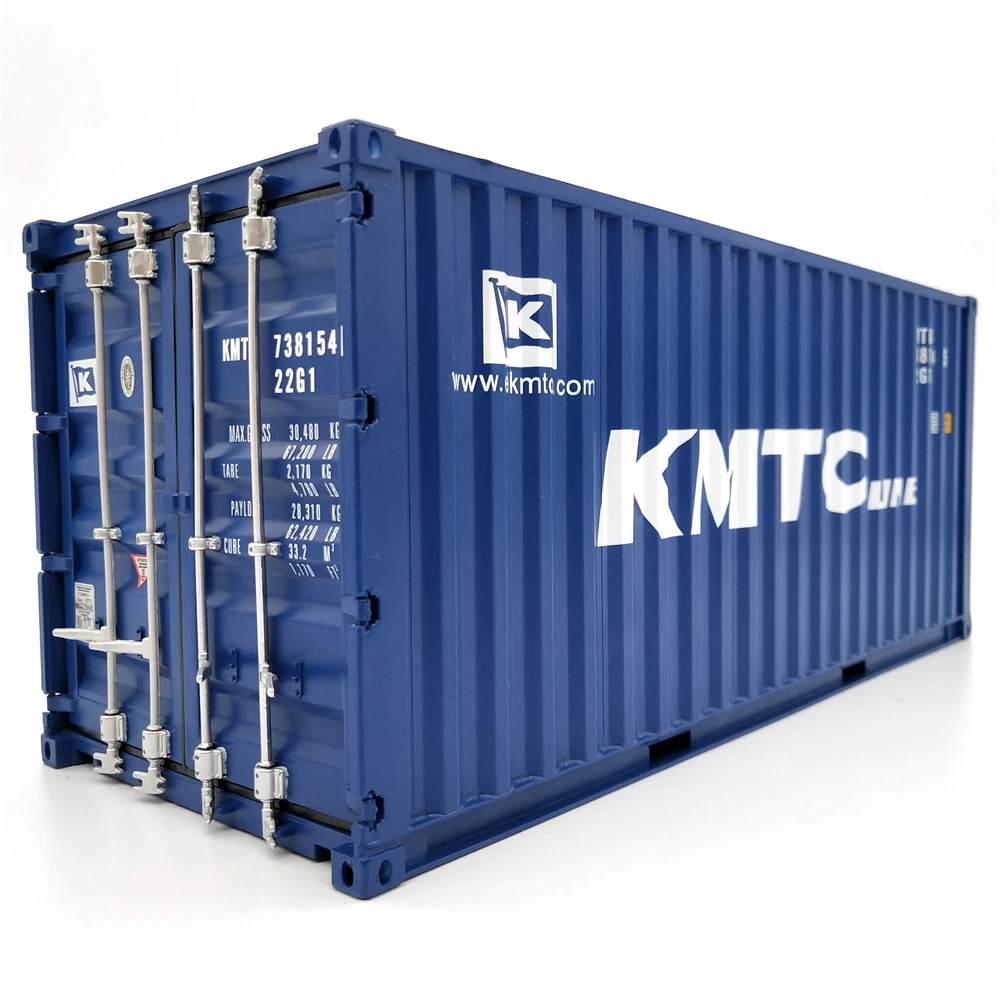 【A】30cm 1:20 KMTC SHIPPING LINE container miniature shipping container scale model O.A.S ship model