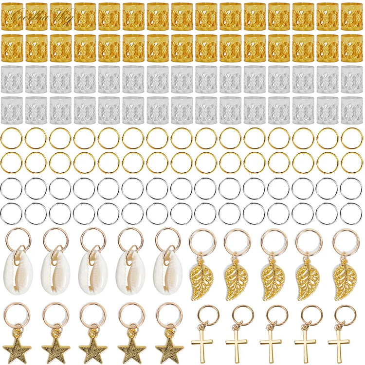 40 Stück Locs Haarschmuck – Verstellbare Manschetten Für Zöpfe & Dreadlocks, Afrikanischer Stil