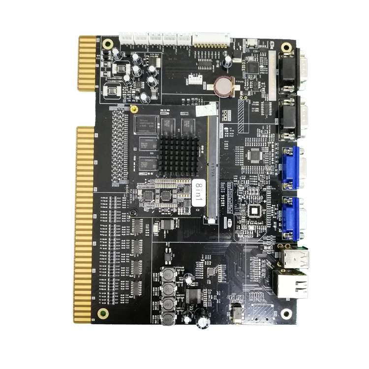 Banilla Fusion 4 Skill Game Pcb Board Red Hot Buffalo King Kong Piggys Plunderin Pirates the Great Train All in One Board
