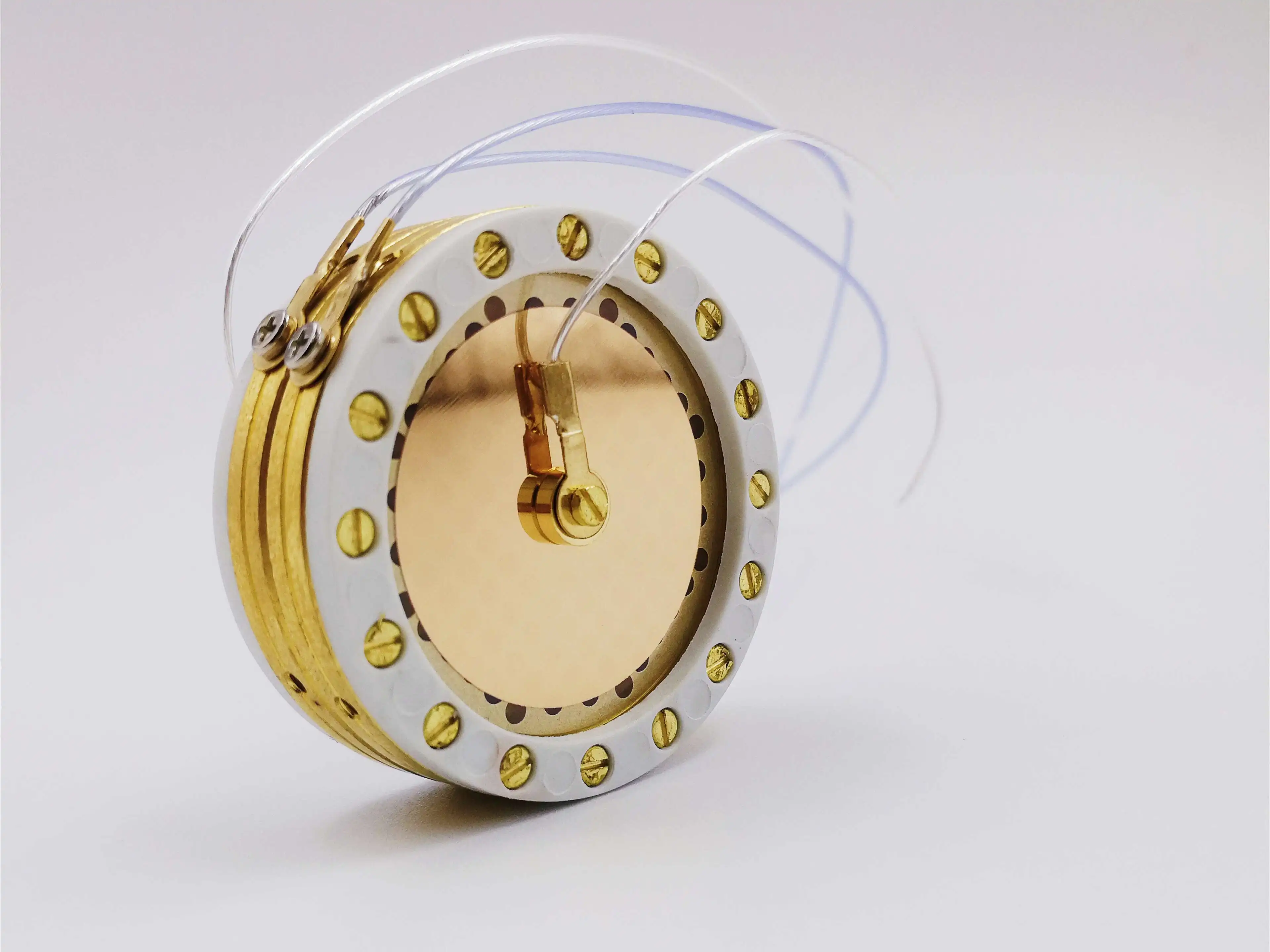 For U87 AI  Dual Side  Isolated Backplates Large Golden Diaphragm Microphone Capsule  for DIY PRO Studio Microphone