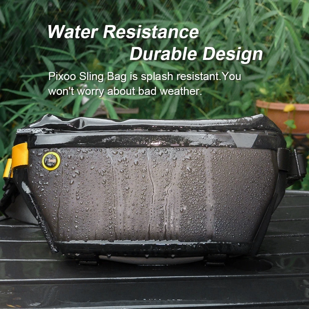 Divoom Sling Bag-V Customizable Pixel Art Fashion Design Outdoor Sport Waterproof Mens and Women's Messenger Bag