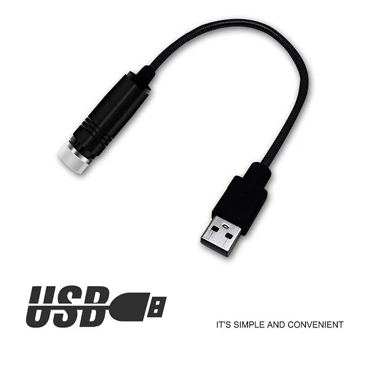 Ceiling Romantic USB Night Light LED USB Car Light Interior Lamp Night USB Projector