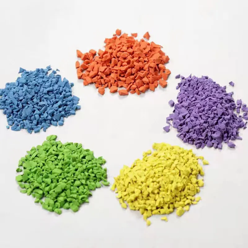 Skyjade EPDM Rubber Granule 4-6 Mm Colorful Rubber Granule 10%-20% Glue Content Rubber Granules for Artificial Grass