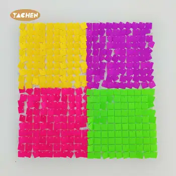 YACHEN Neon Yellow Pink Green Purple Shimmer Sequin Wall Panels Wedding Neon Party Background Wall Decoration Shimmer Backdrop