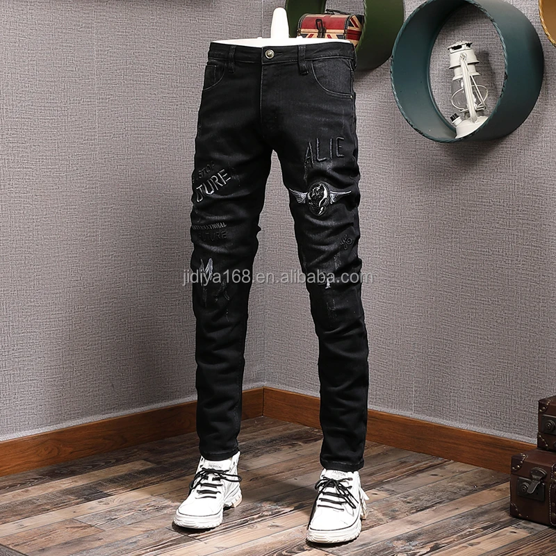 2023 New Men S Jeans Business Straight Sleeve Elastic Loose Retro Wash   H271fa1614a534aa3a71e4cc148b2d623S 