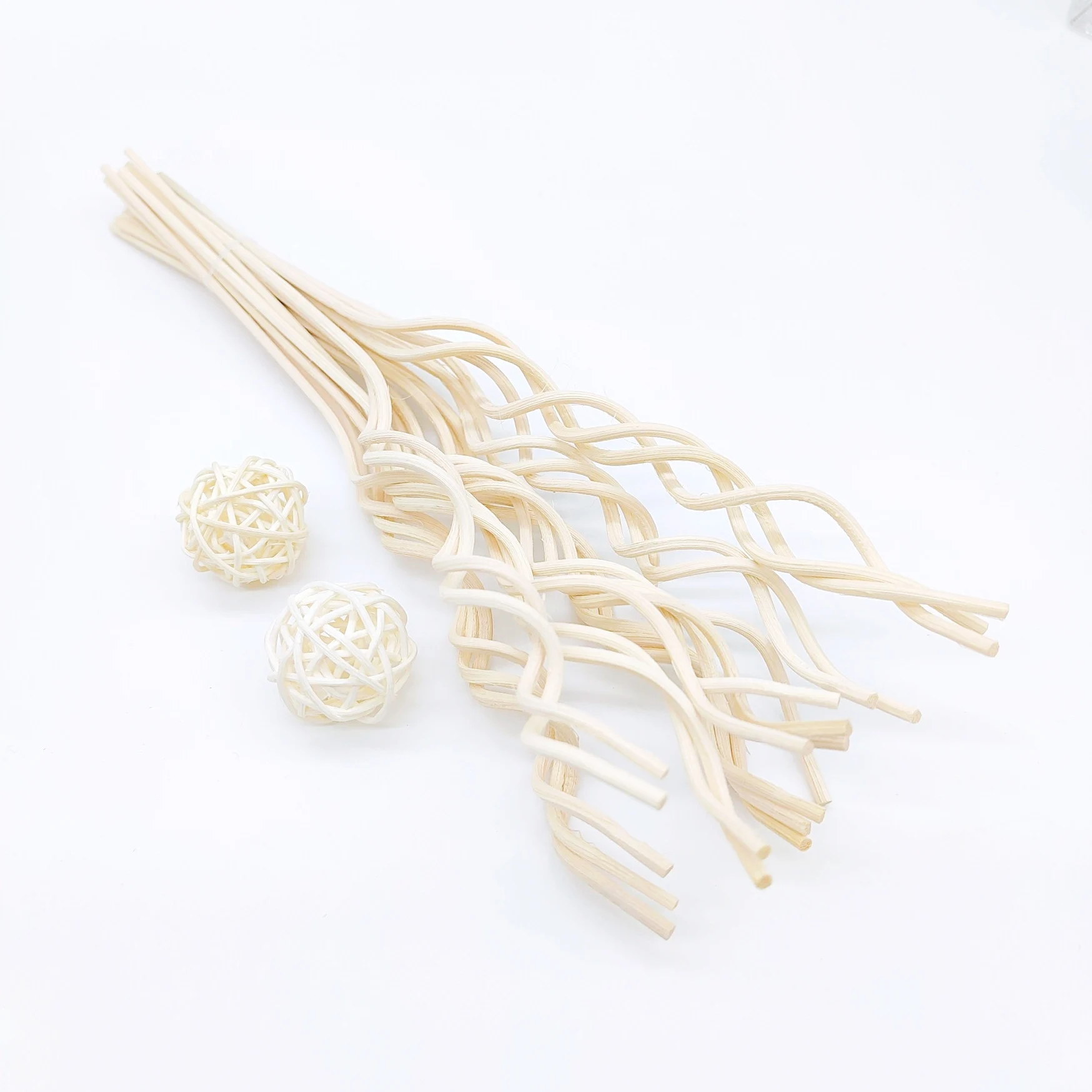 20cm 21cm 22cm Different Shape Curly Rattan Rods Bamboo Reed Diffuser Stick