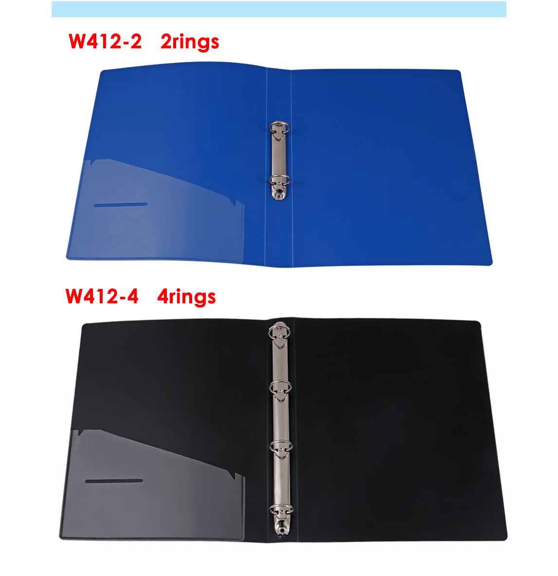 Foska Office Supply 0.70mm A4 Size Ring Binder Hole File Folder - Buy ...