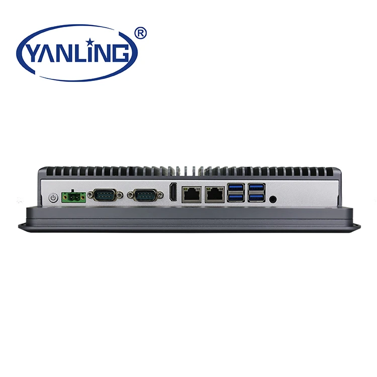 Класс IP65, водонепроницаемая безвентиляторная промышленная панель, ПК i5, четырехъядерный процессор, многосенсорный емкостный сенсорный экран, промышленный компьютер