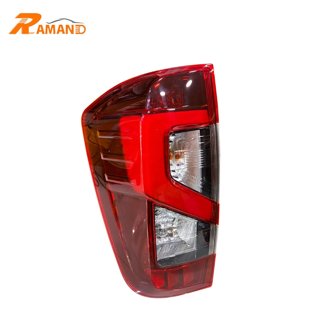 Factory LED Tail Light for Nissan Navara Np300 with Smoke Red Brake Light Auto Lighting System RefittingTail Lamp Black Frame