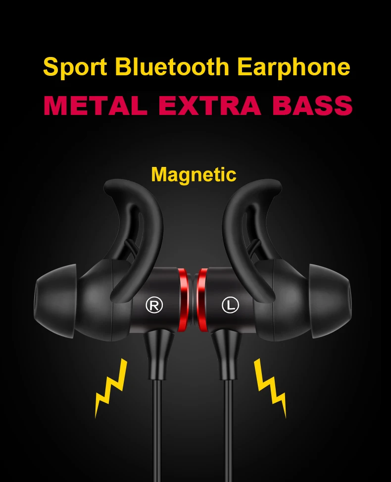 Wireless Behind-neck In Ear Headset 