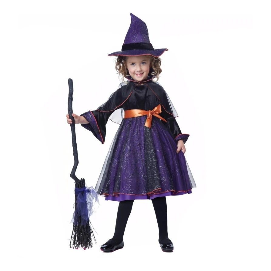 Костюмы на Хэллоуин для детей ведьма