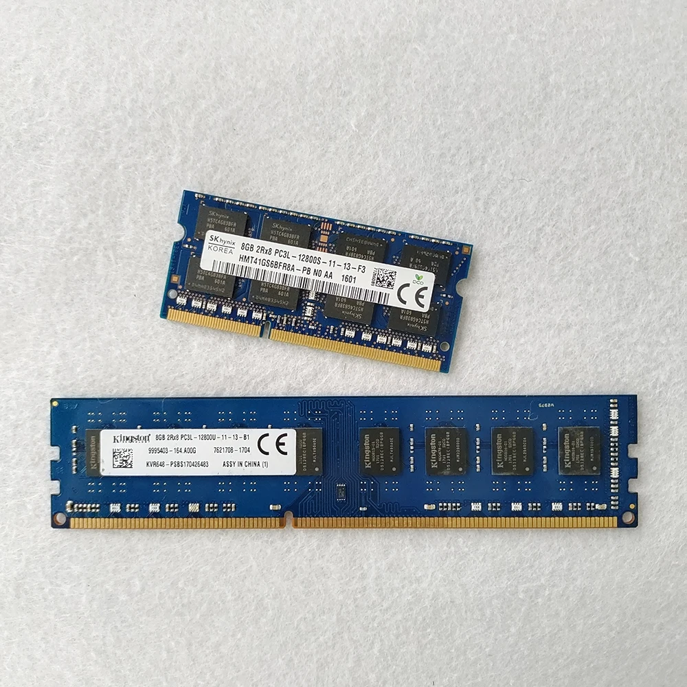 Used RAM DDR3 DDR4 4G 8G 16GB Ram Memory Motherboard Laptop