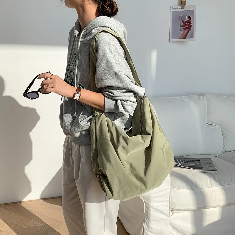 Nylon Lightweight 2Way Shoulder Bag (large) | OVY