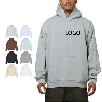 Custom High Quality Unisex Pullover Cotton Thicken Plus Size Men's Hoodies and Sweatshirts