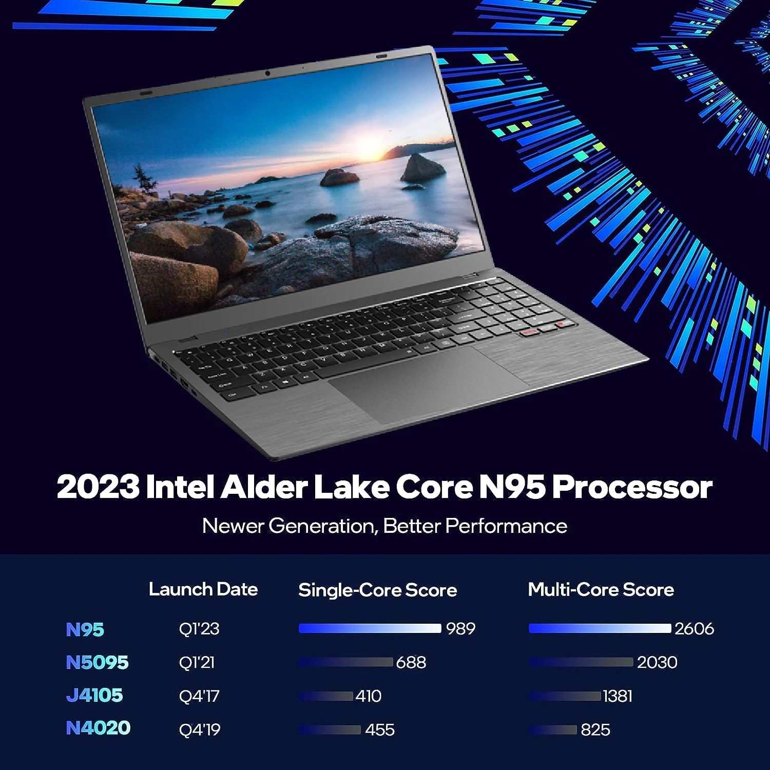 Wholesale Intel N95 Two Typec Laptop Cheap Prices Netbook 15.6 Inch