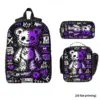 Purple violent bear 3-piece set-321443