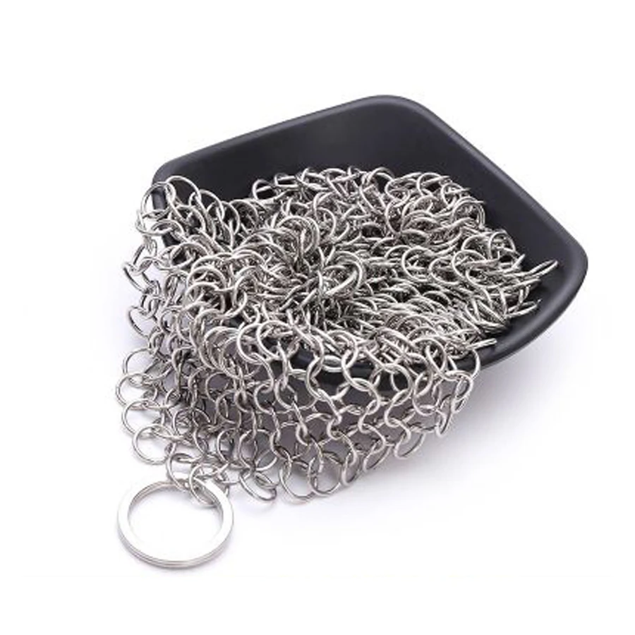 Chain Mail Scrubber - 8 x 8 Cast Iron Cleaner