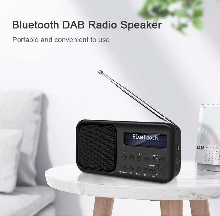 Dab101 Vintage Retro Portable Retro Plastic Wireless Usb Tf Cassette