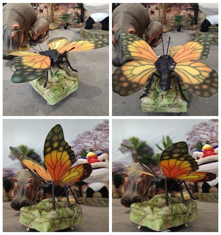 Rc Fly Insect Beautiful Animatronic Insects in China Dinosaur Factory Aninitronic Rc ...