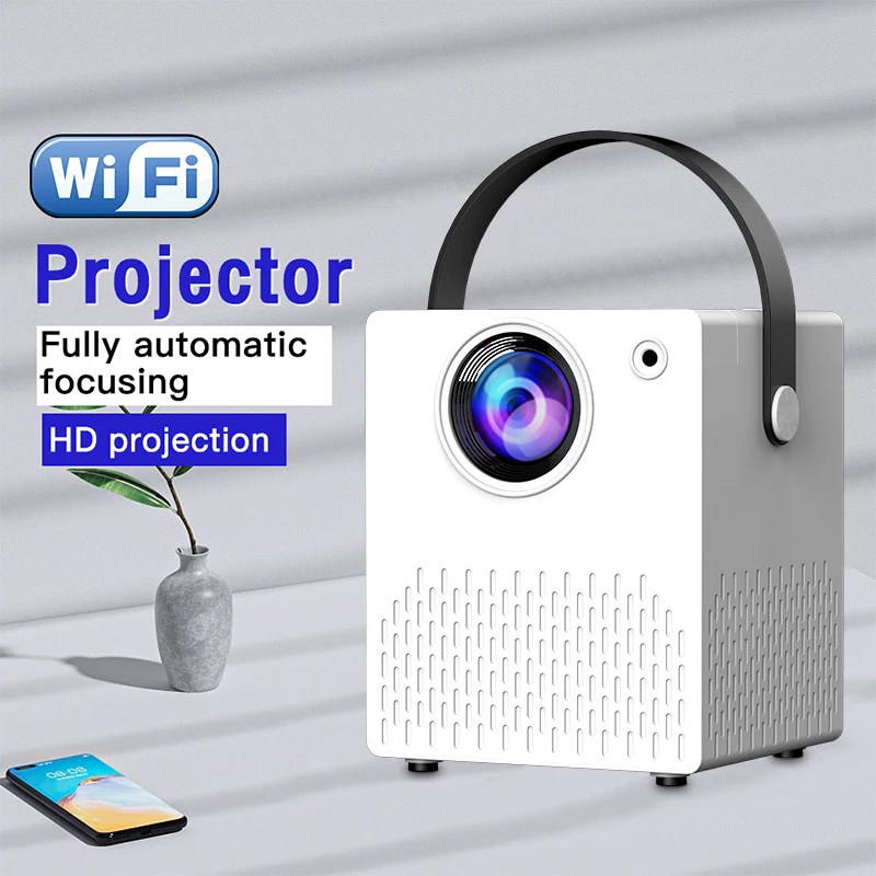 Low Price High Lumens Portable Smart Projector T9, 720P Resolution