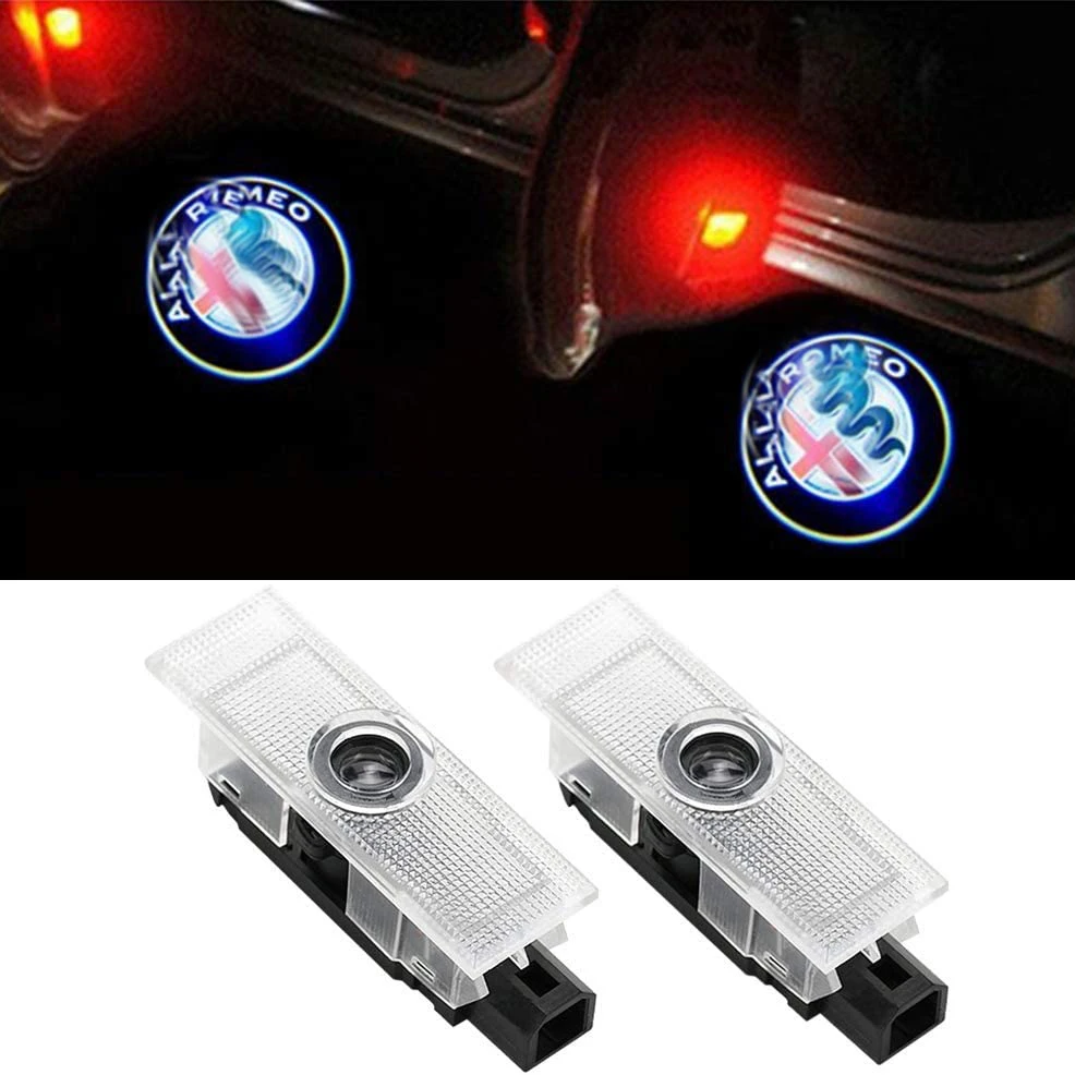 2PCS LED Door Projector Lights For Dodge - Bee Emblem Ghost Shadow Puddle Lights